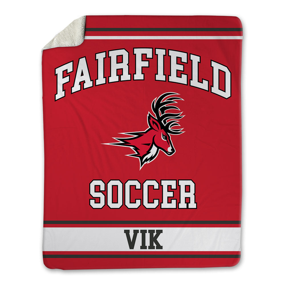 Fairfield - NCAA Men's Soccer : Audun Engen Vik - Blanket-0