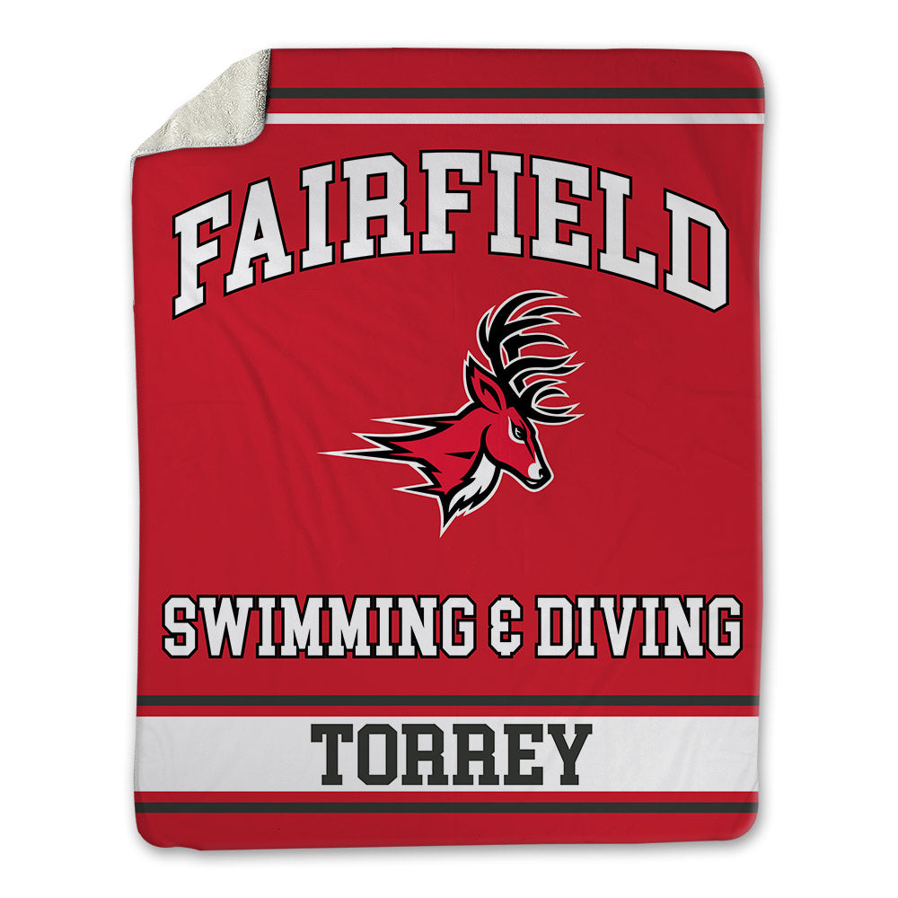 Fairfield - NCAA Women's Swimming & Diving : Katie Torrey - Blanket-0