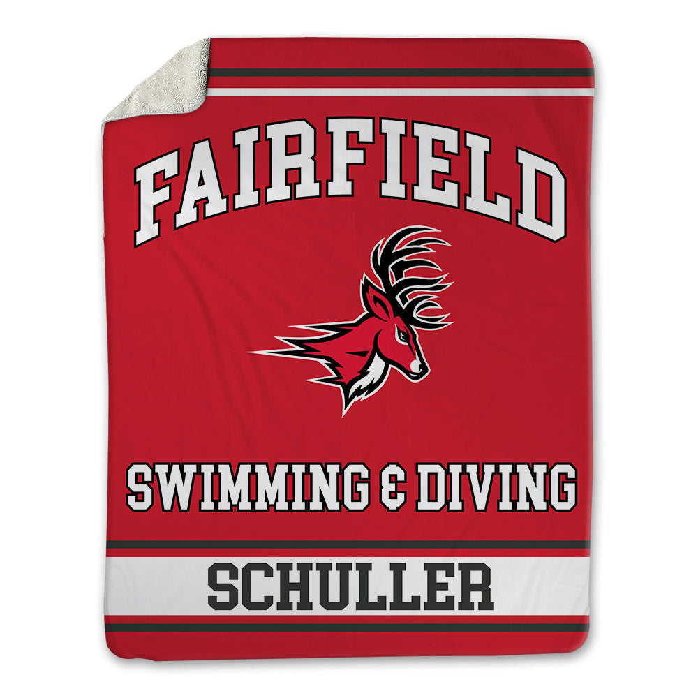 Fairfield - NCAA Men's Swimming & Diving : Ryan Schuller - Blanket-0