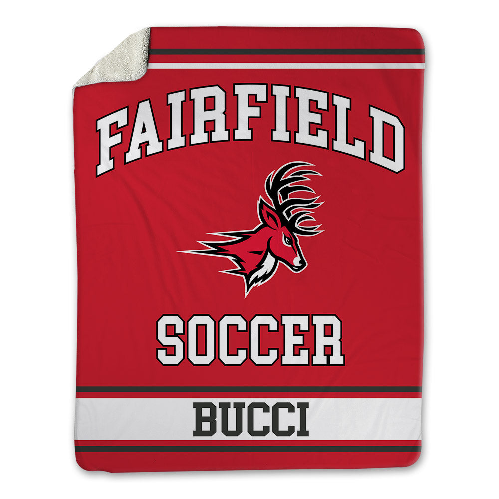 Fairfield - NCAA Men's Soccer : Daniel Bucci - Blanket-0