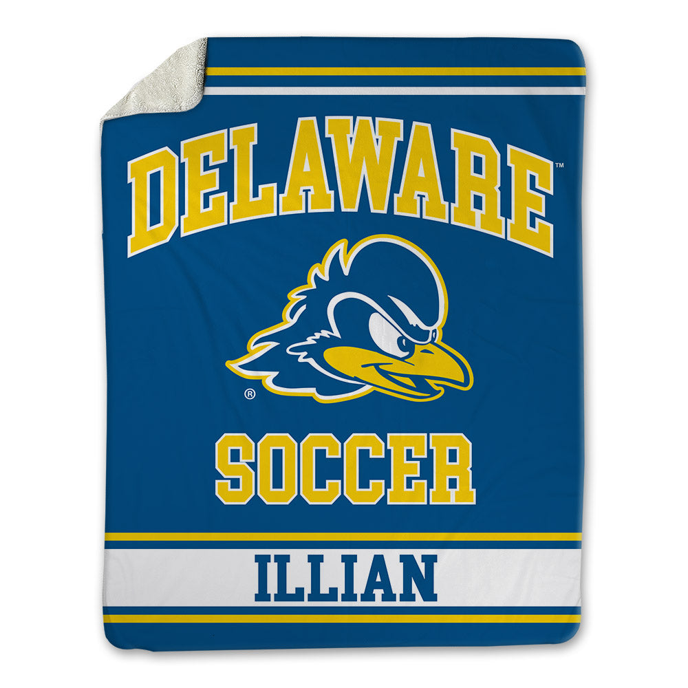 Delaware - NCAA Men's Soccer : Jordan Illian - Blanket-0