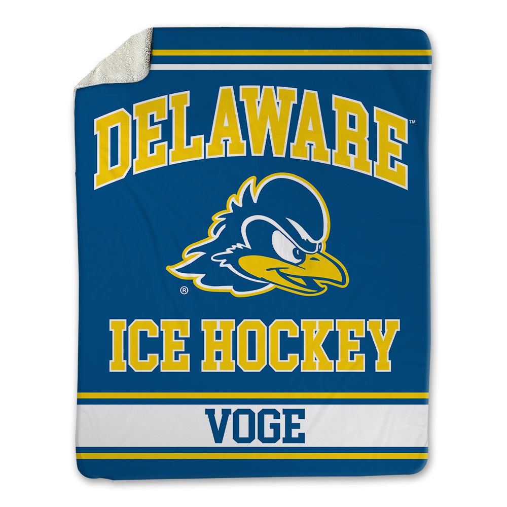 Delaware - NCAA Ice Hockey : Charlie Voge - Blanket-0