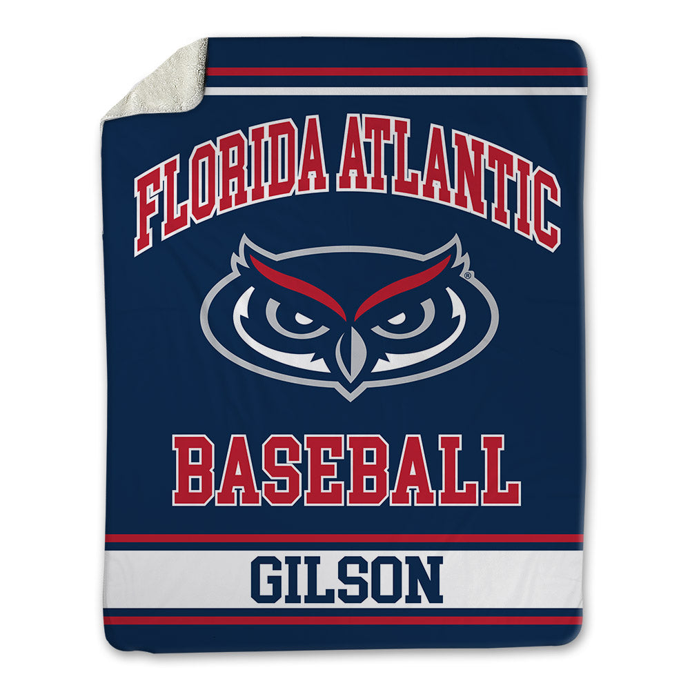 FAU - NCAA Baseball : Brayden Gilson - Blanket-0