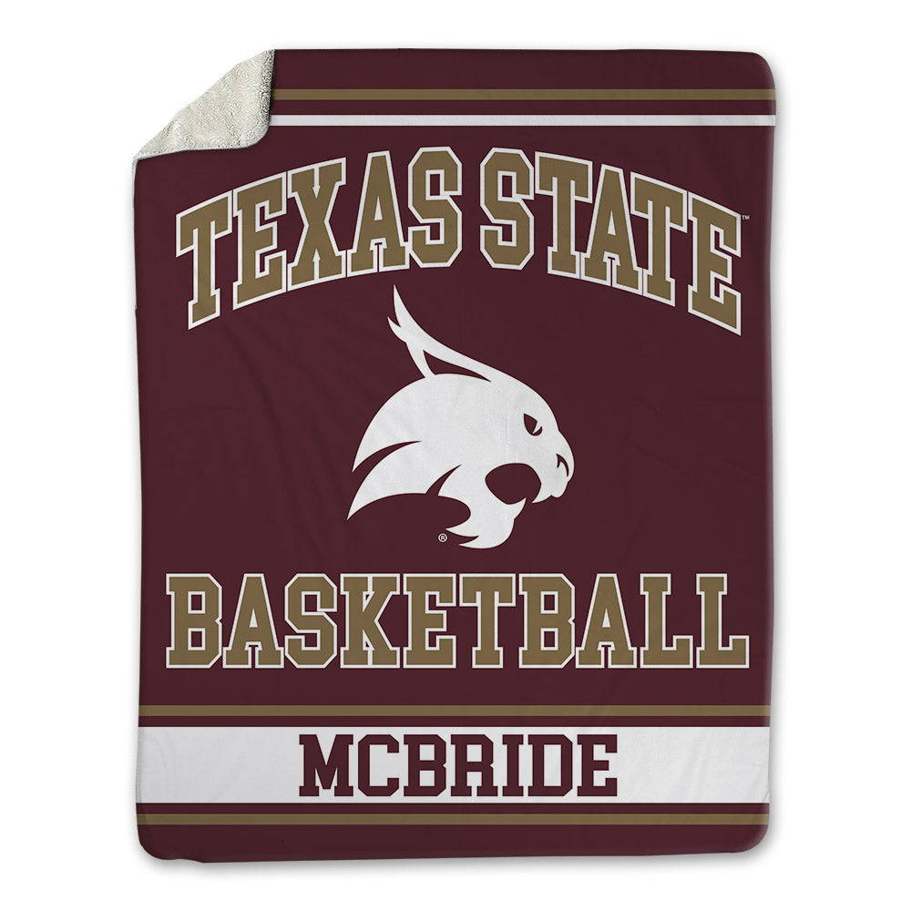 Texas State - NCAA Women's Basketball : Kyla McBride - Blanket-0