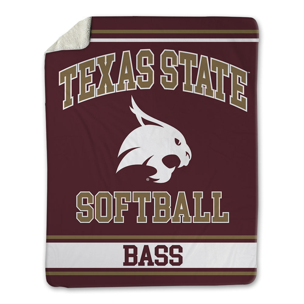 Texas State - NCAA Softball : Karmyn Bass - Blanket-0