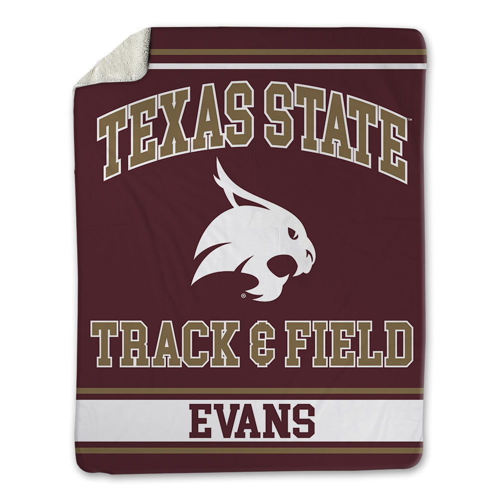 Texas State - NCAA Women's Track & Field : Kathryn Evans - Blanket-0