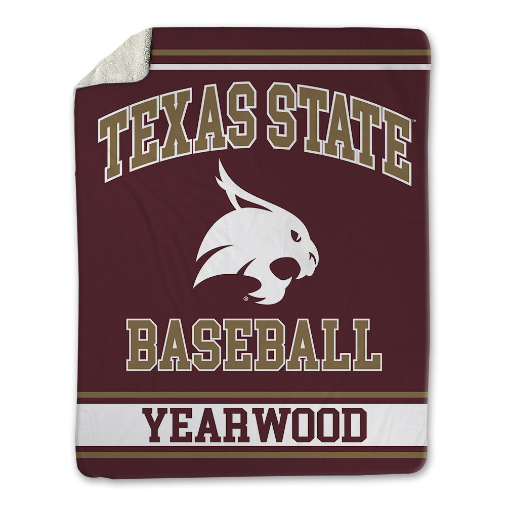 Texas State - NCAA Baseball : Alex Yearwood - Blanket-0