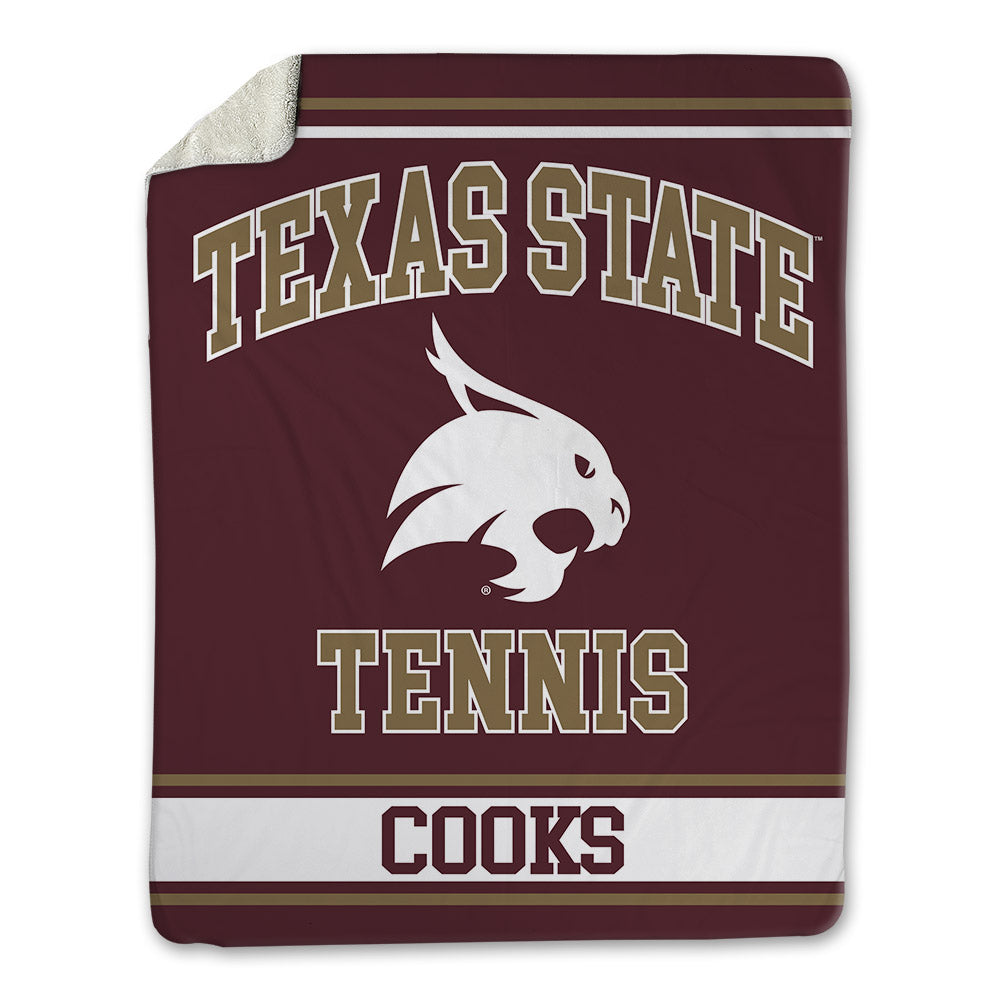 Texas State - NCAA Women's Tennis : Stoney Cooks - Blanket-0