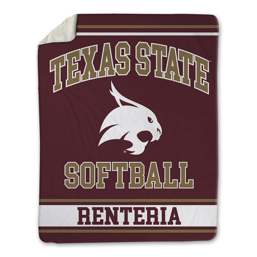 Texas State - NCAA Softball : Ava Renteria - Blanket-0