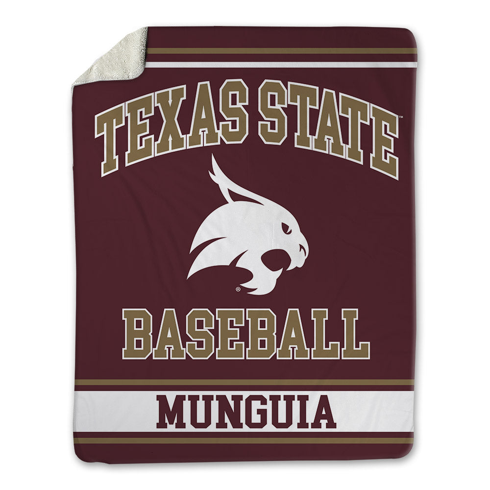 Texas State - NCAA Baseball : Austin Munguia - Blanket-0