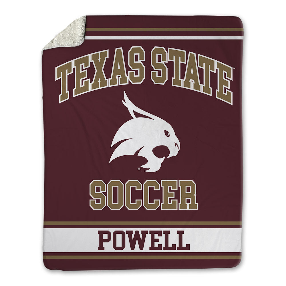 Texas State - NCAA Women's Soccer : Jessica Powell - Blanket-0
