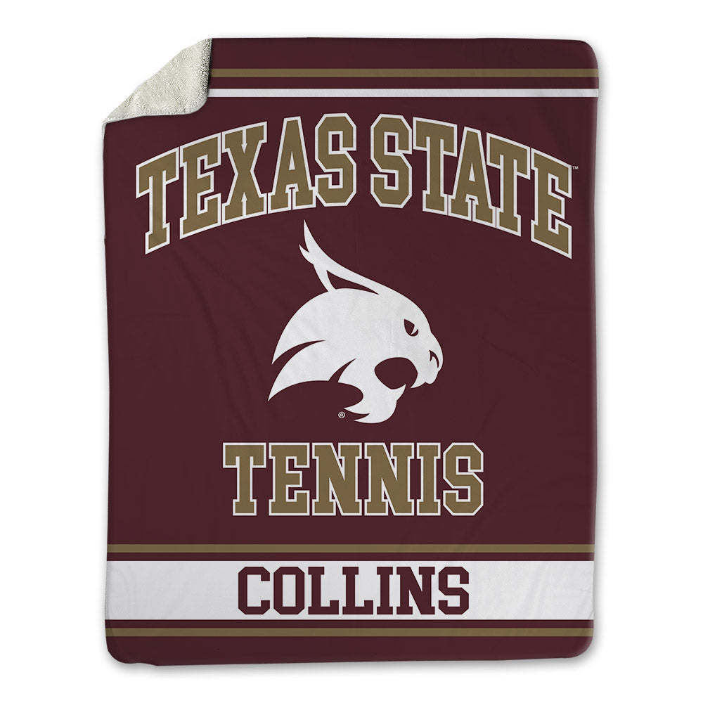 Texas State - NCAA Women's Tennis : Liv Collins - Blanket-0