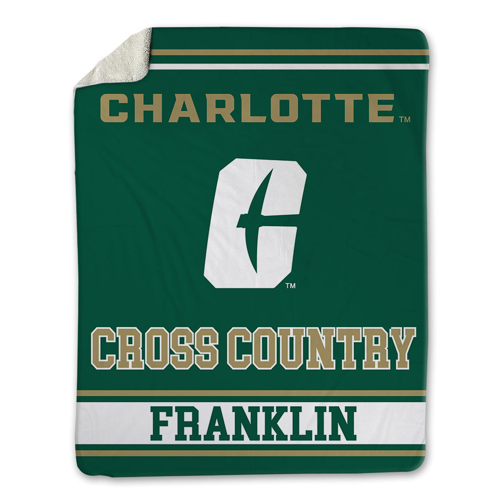 UNC Charlotte - NCAA Women's Cross Country : Jenna Franklin - Blanket-0