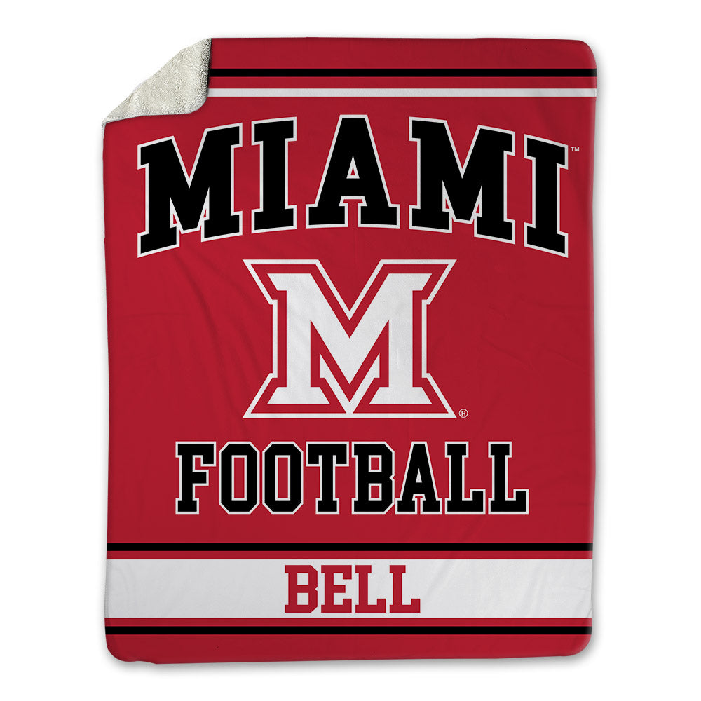 Miami of Ohio - NCAA Football : Devin Bell - Blanket-0
