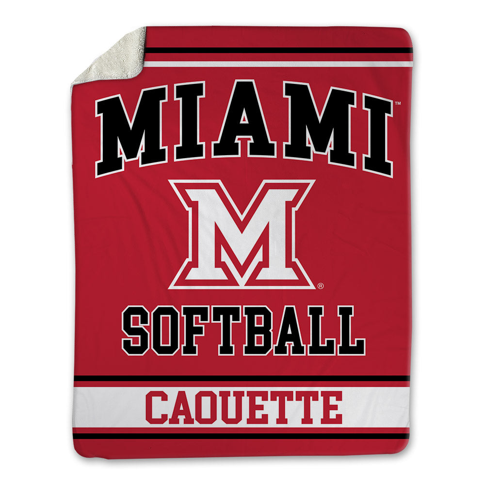Miami of Ohio - NCAA Softball : Alex Caouette - Blanket-0