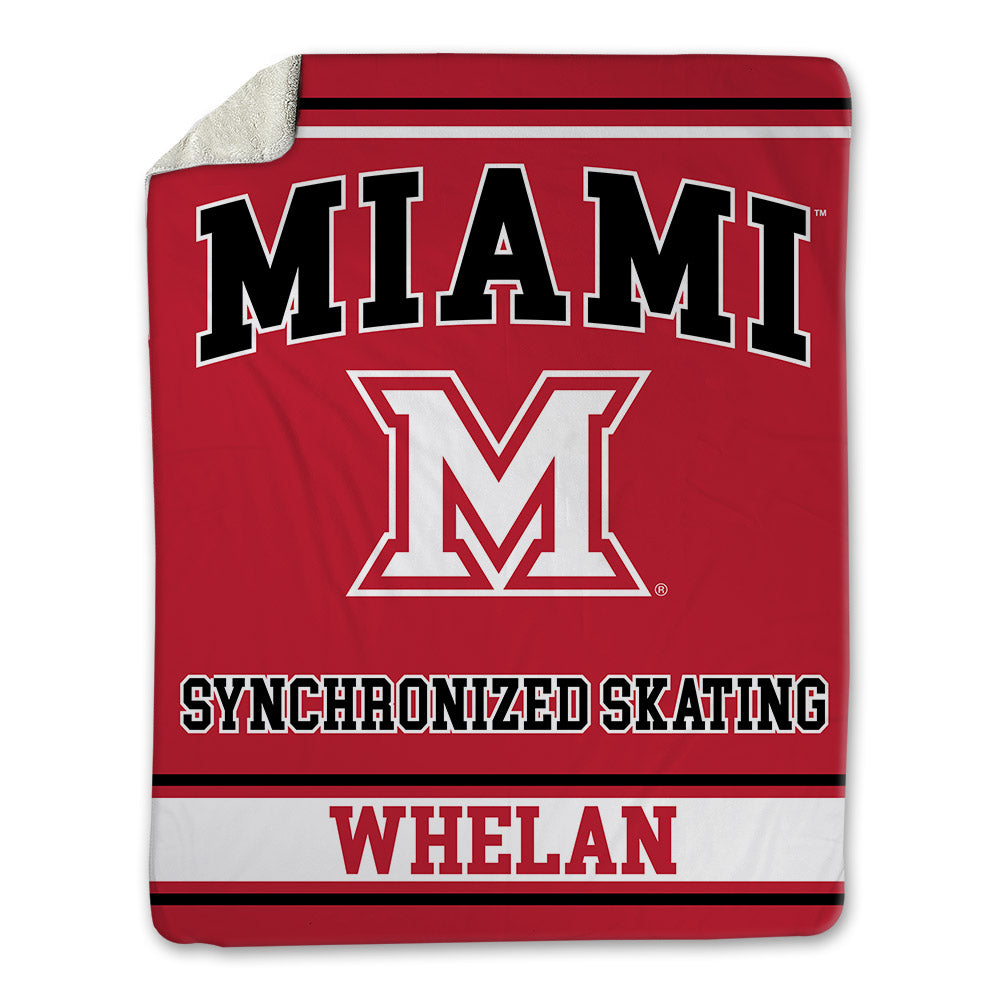 Miami of Ohio - NCAA Women's Synchronized Skating : Quinn Whelan - Blanket-0