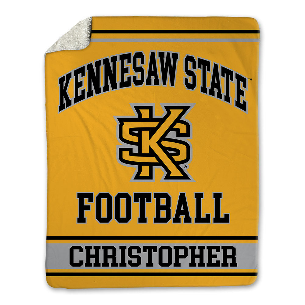 Kennesaw - NCAA Football : Tywon Christopher - Blanket-0