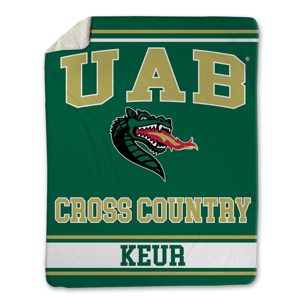 UAB - NCAA Women's Cross Country : Katie Keur - Blanket-0