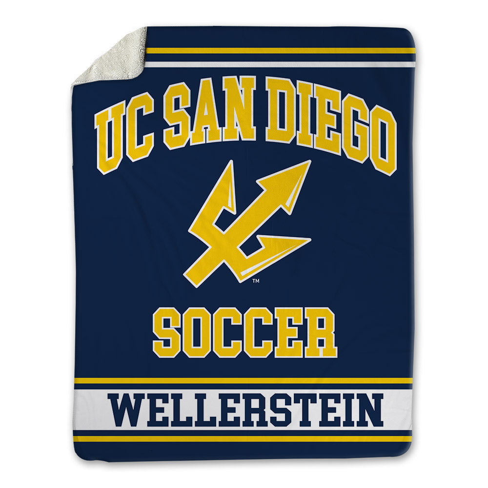 UCSD - NCAA Men's Soccer : Evan Wellerstein - Blanket-0