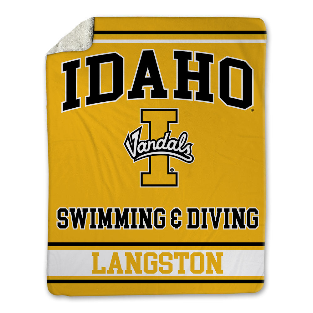 Idaho - NCAA Women's Swimming & Diving : Ava Langston - Blanket-0