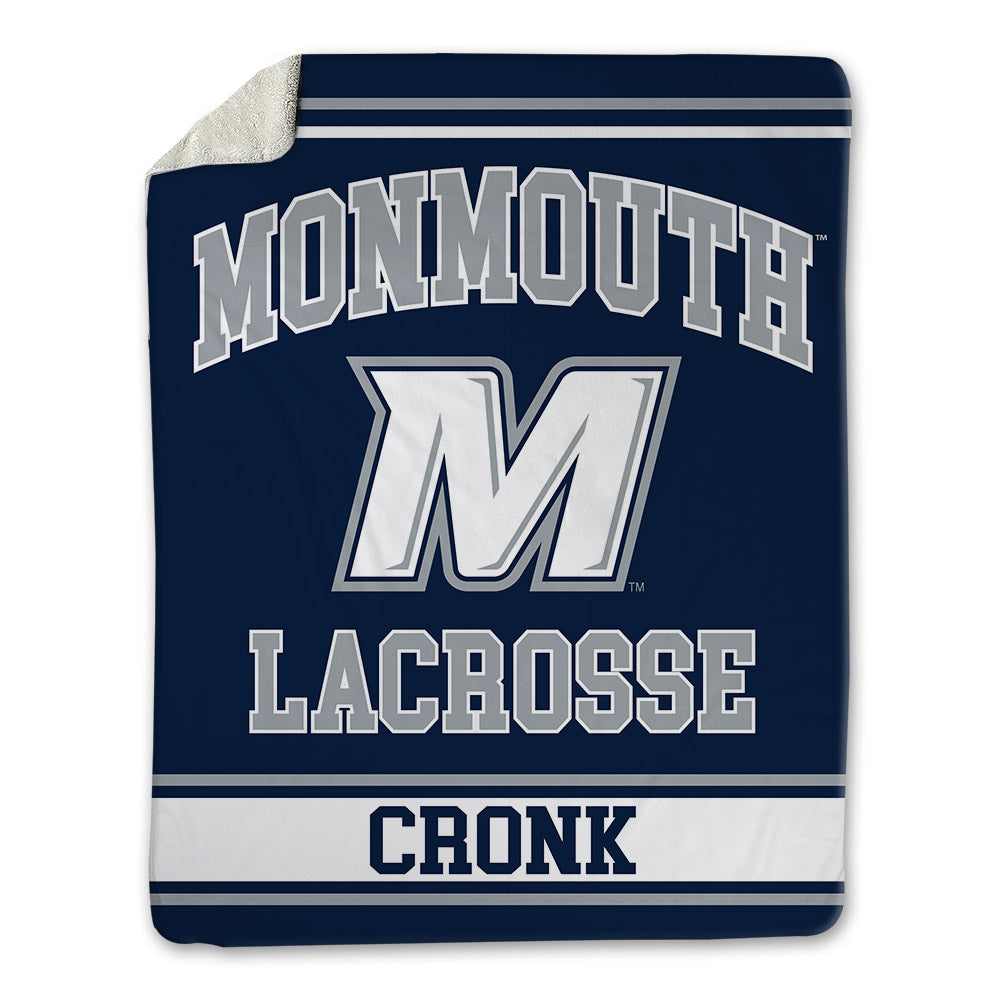 Monmouth - NCAA Men's Lacrosse : Ethan Cronk - Blanket-0