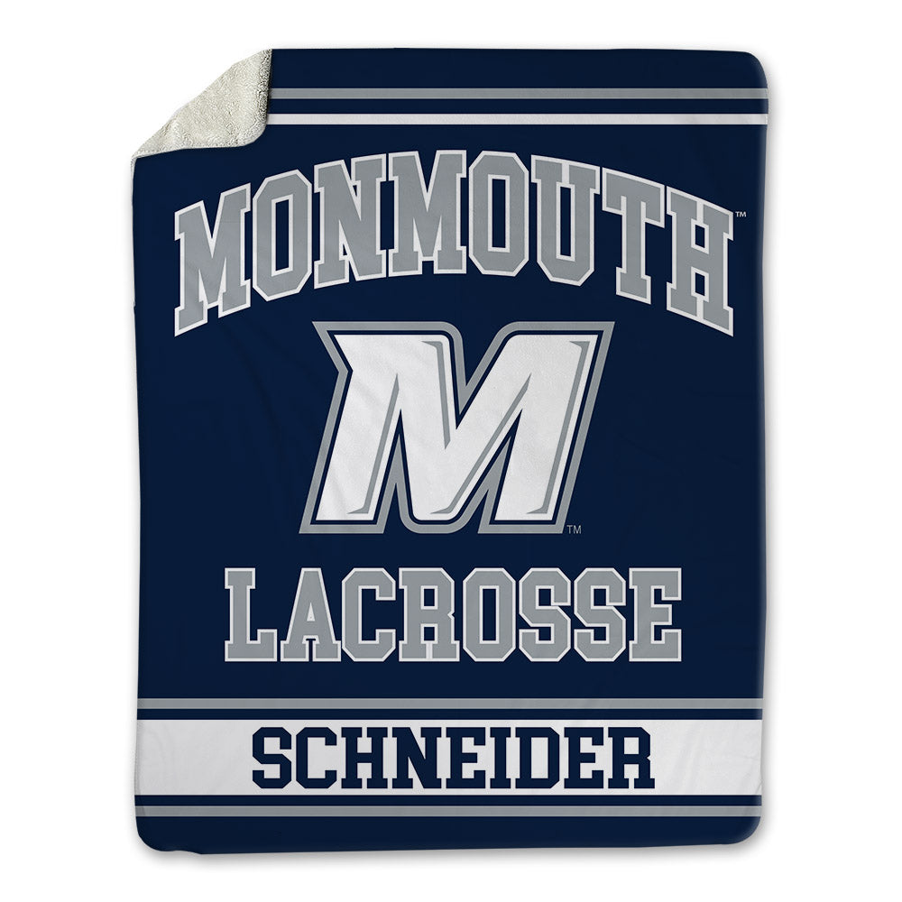 Monmouth - NCAA Men's Lacrosse : Jake Schneider - Blanket-0
