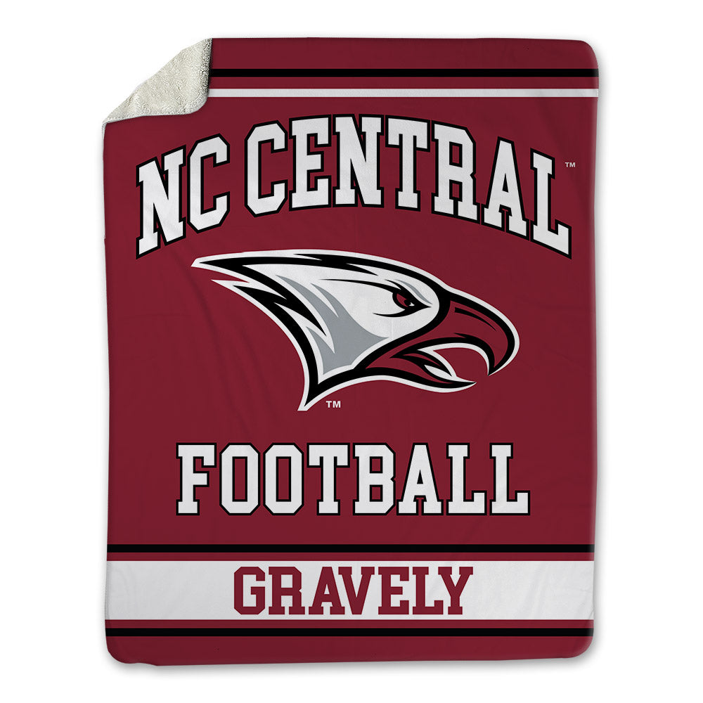 NCCU - NCAA Football : Eli Gravely - Blanket-0