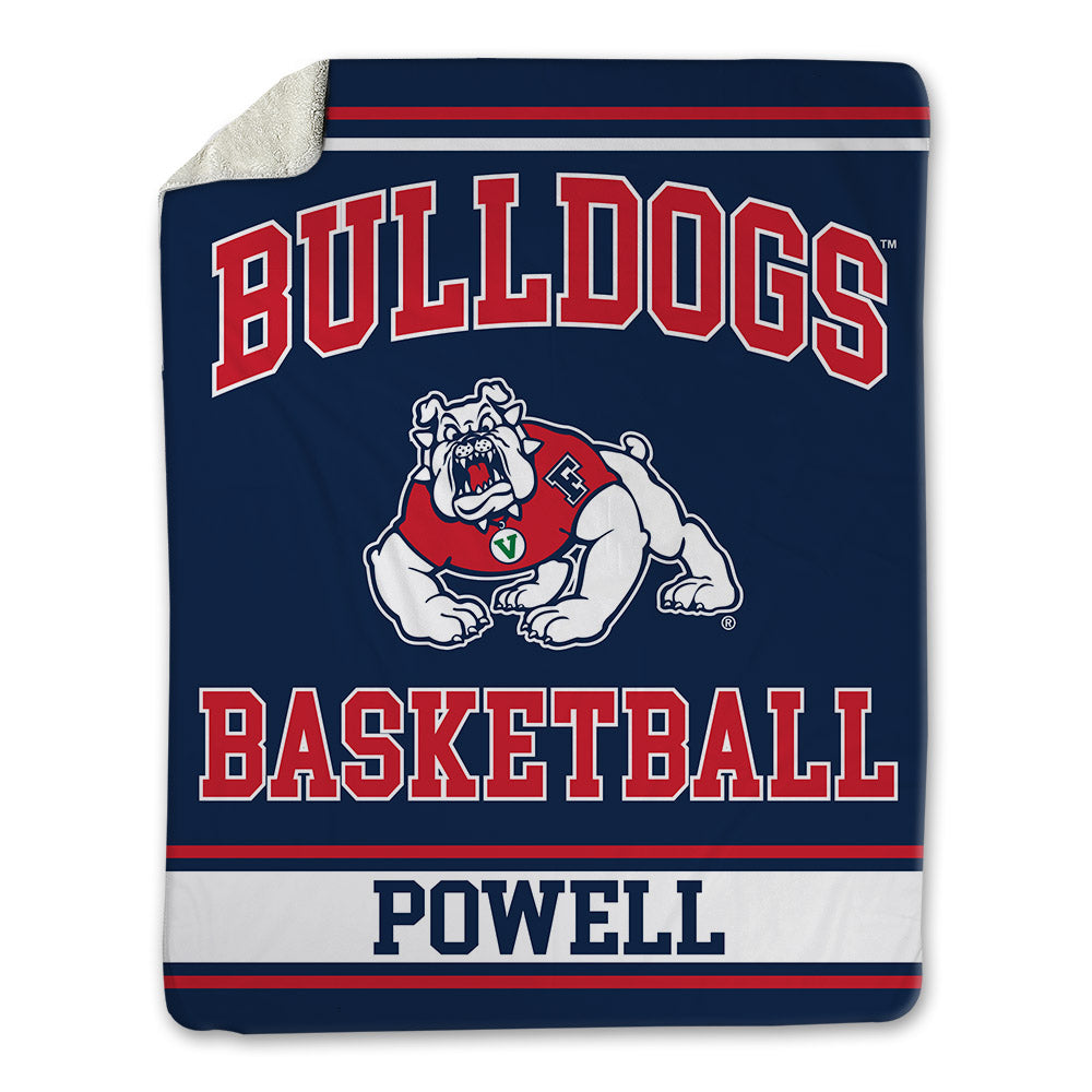 Fresno State - NCAA Women's Basketball : Danae Powell - Blanket-0