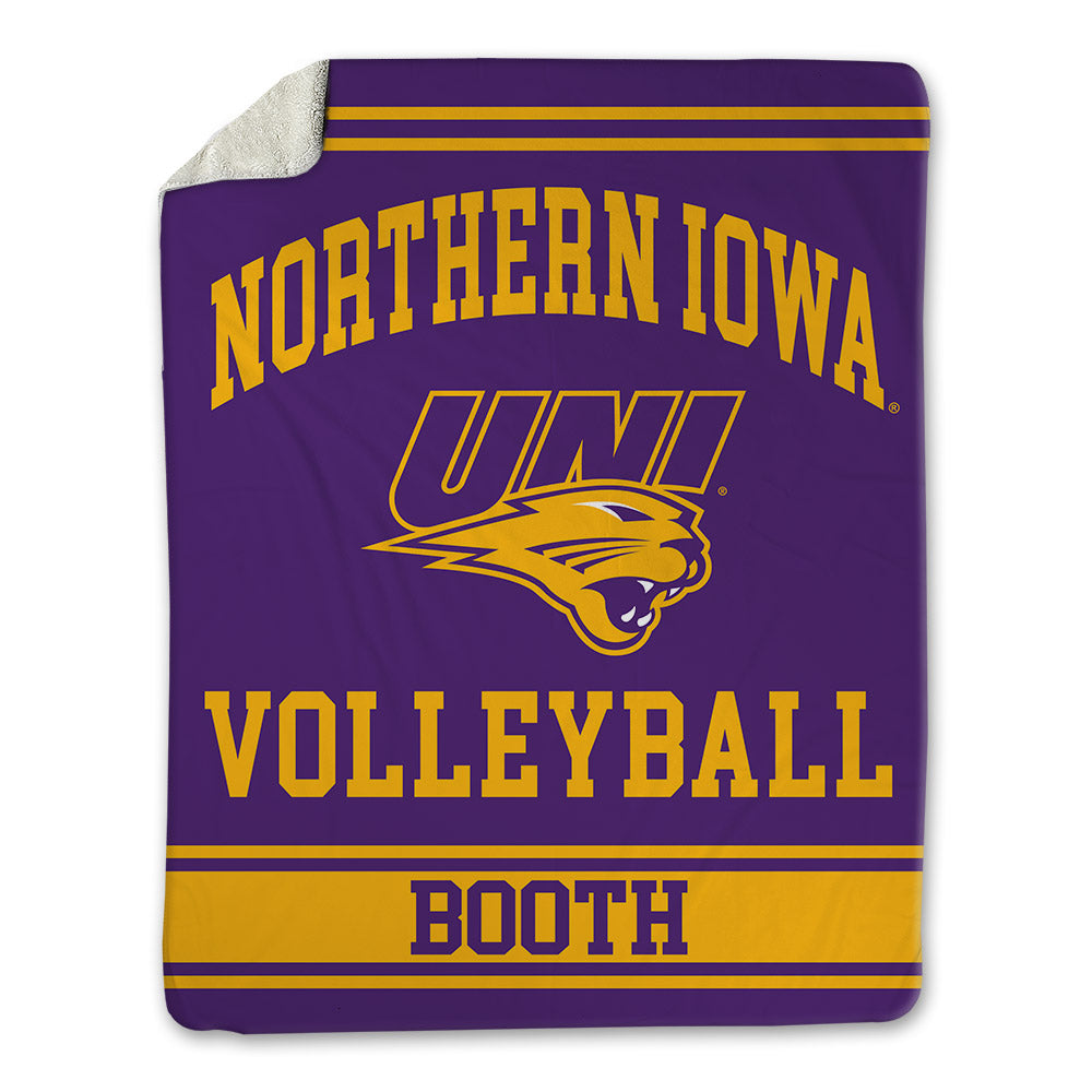 Northern Iowa - NCAA Women's Volleyball : Reese Booth - Blanket-0