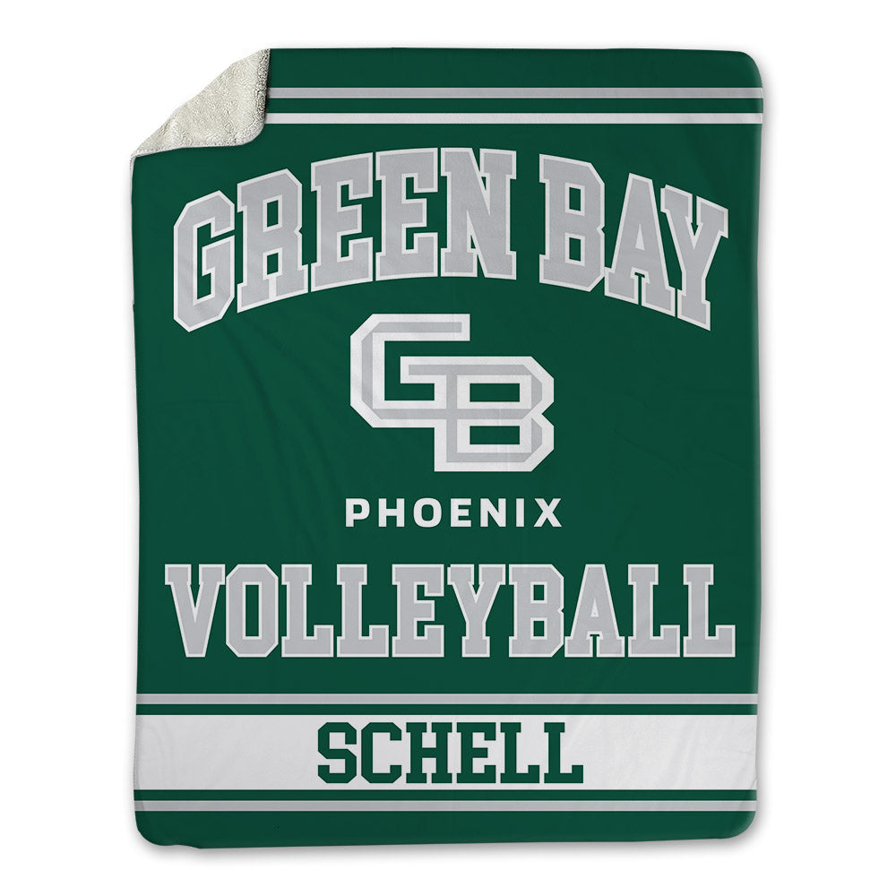 UW Green Bay - NCAA Women's Volleyball : Danilynn Schell - Blanket-0
