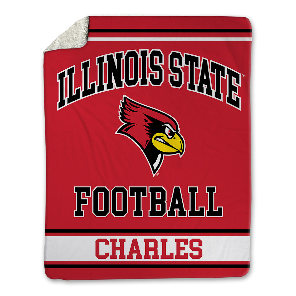 Illinois State - NCAA Football : Javon Charles - Blanket-0