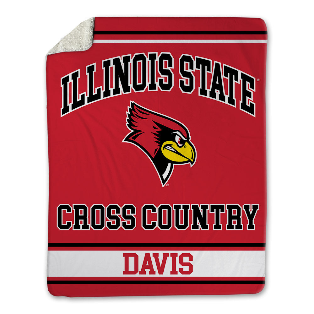 Illinois State - NCAA Men's Cross Country : Quinn Davis - Blanket-0