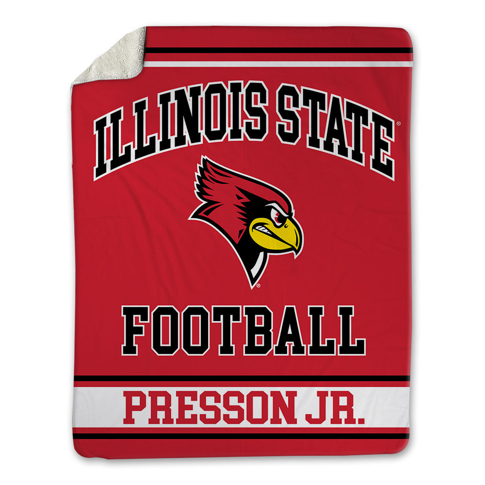 Illinois State - NCAA Football : Scotty Presson Jr. - Blanket-0