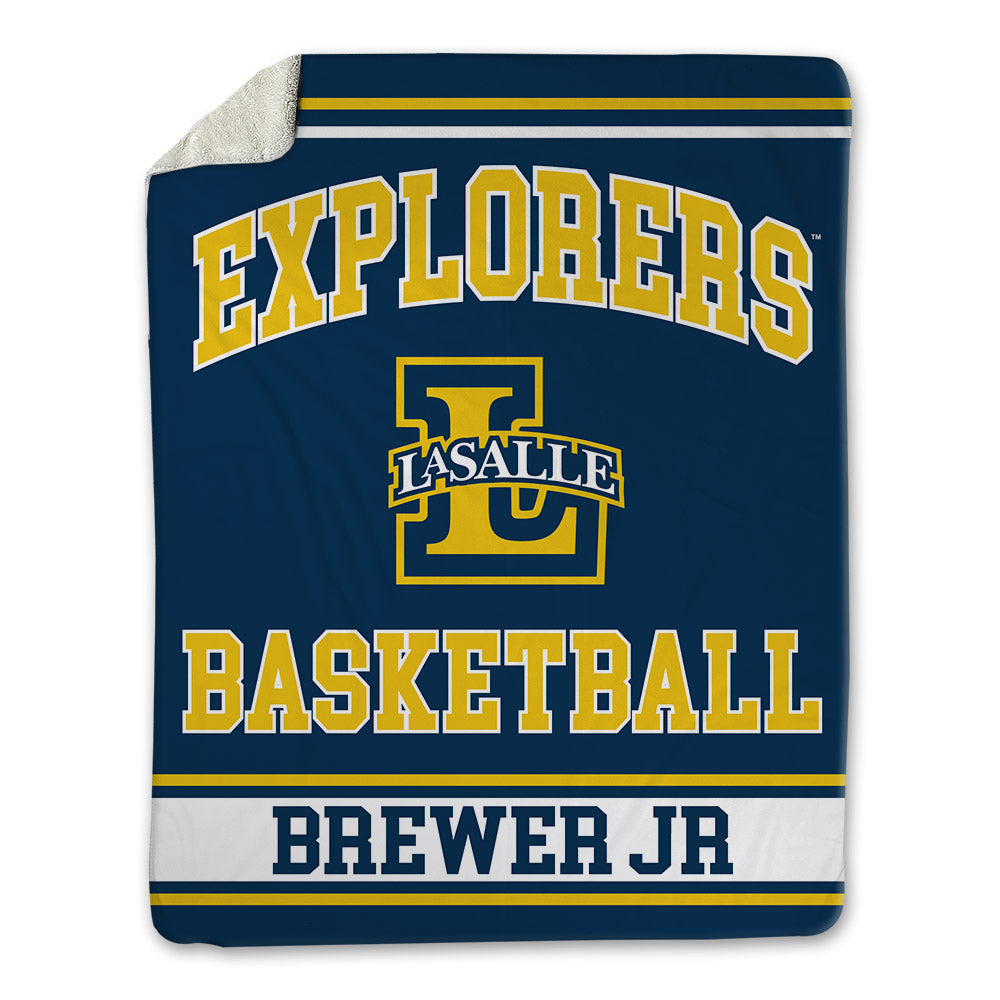 La Salle - NCAA Men's Basketball : Jerome Brewer Jr - Blanket-0