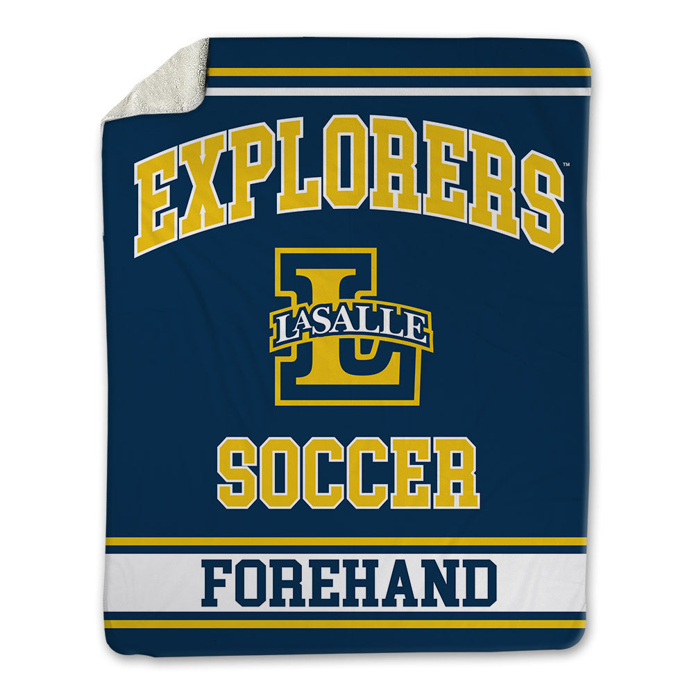 La Salle - NCAA Men's Soccer : Zach Forehand - Blanket-0