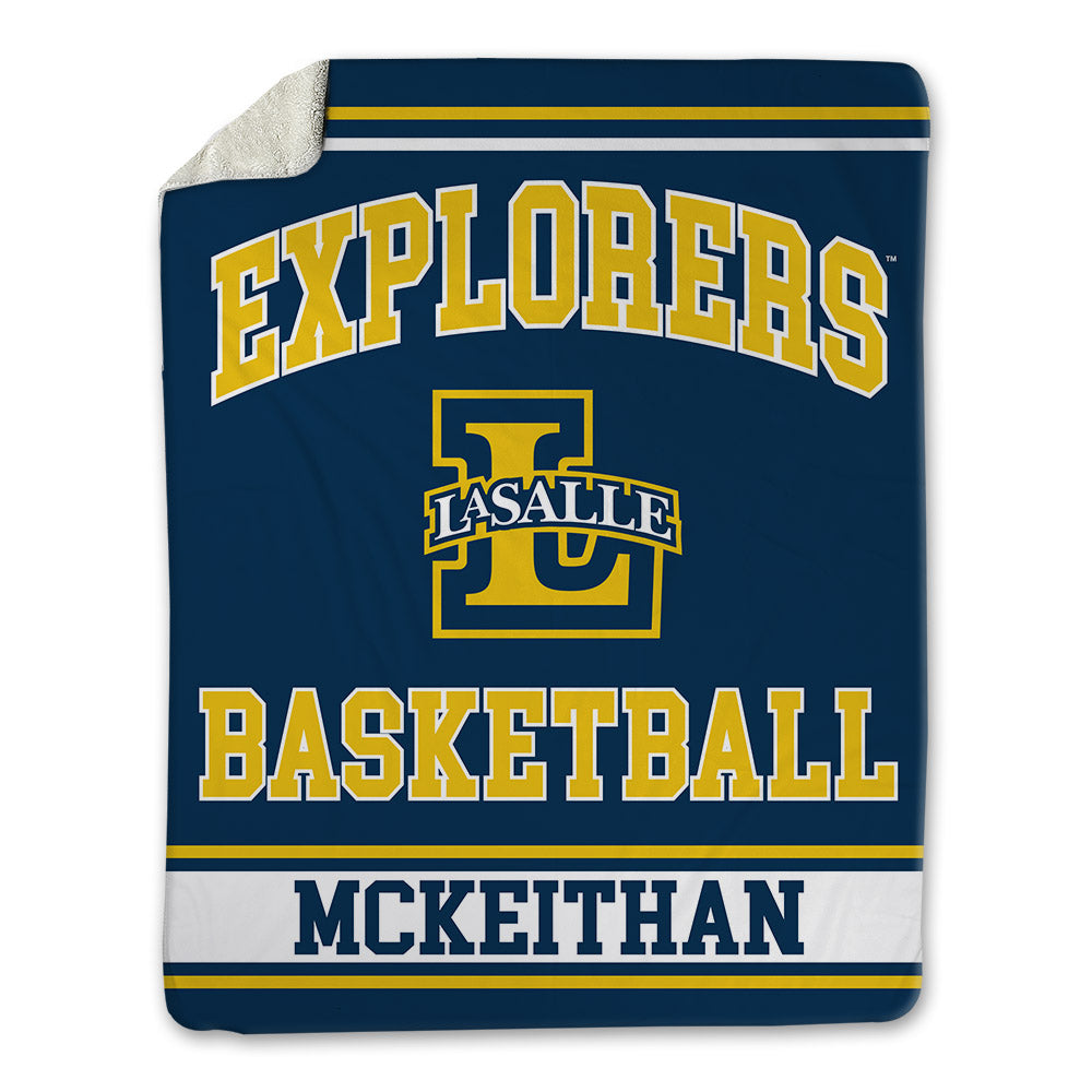 La Salle - NCAA Men's Basketball : Corey McKeithan - Blanket-0