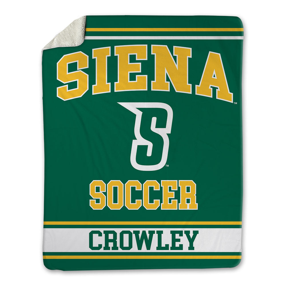 Siena - NCAA Women's Soccer : Grace Crowley - Blanket-0
