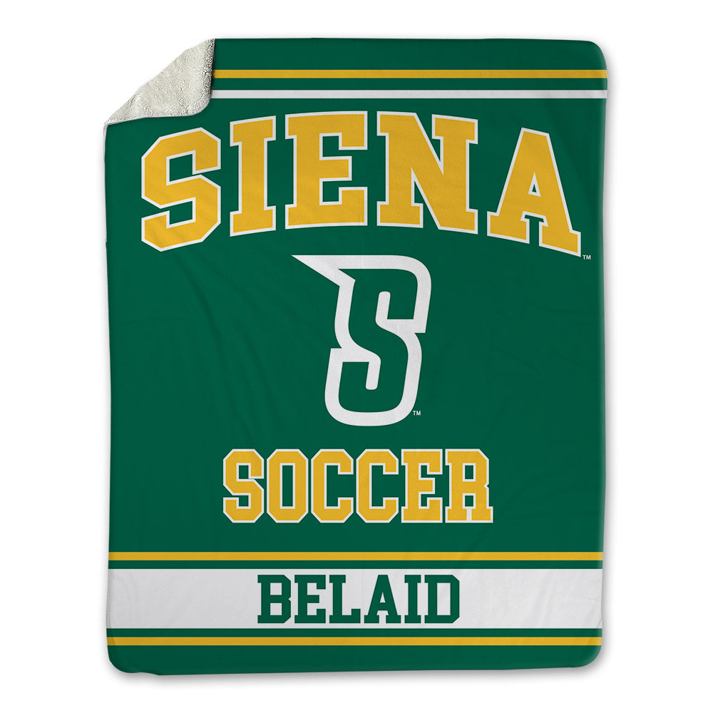 Siena - NCAA Men's Soccer : Aylan Belaid - Blanket-0