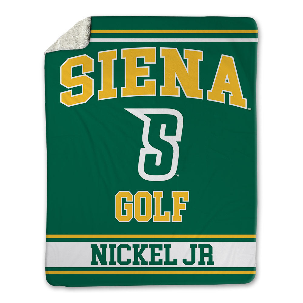 Siena - NCAA Men's Golf : KC Nickel Jr - Blanket-0