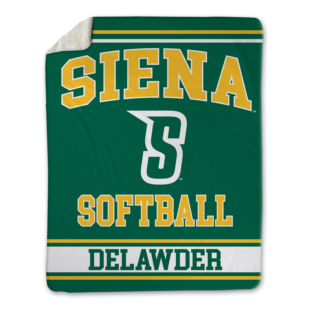 Siena - NCAA Softball : Cali DeLawder - Blanket-0