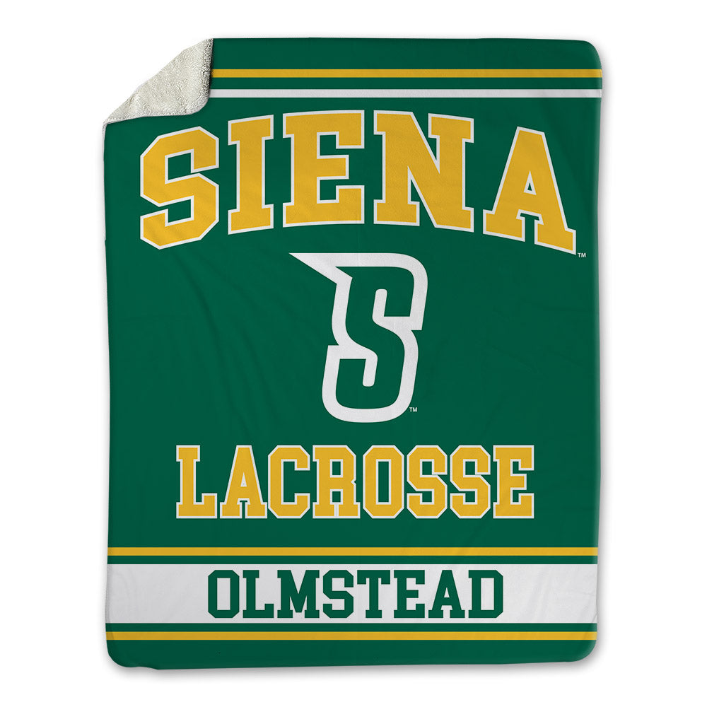 Siena - NCAA Men's Lacrosse : Caden Olmstead - Blanket-0