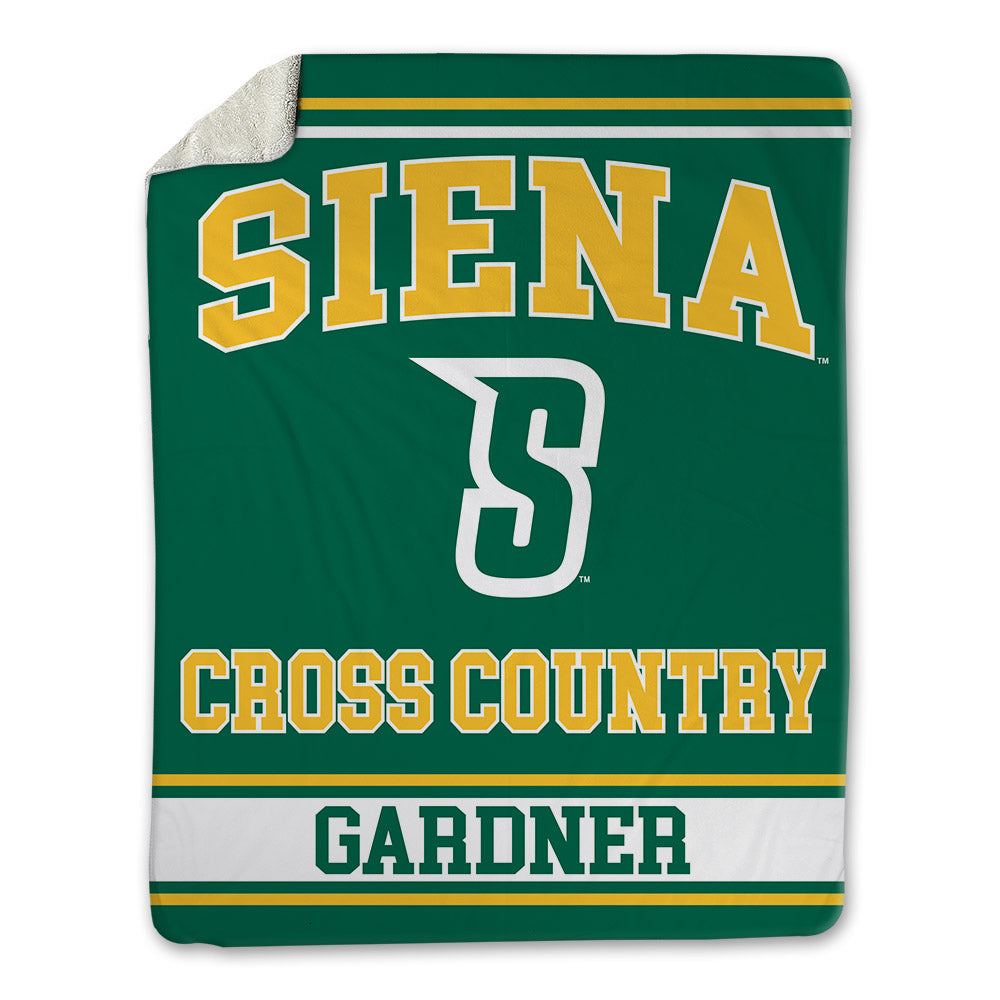 Siena - NCAA Women's Cross Country : Claire Gardner - Blanket-0