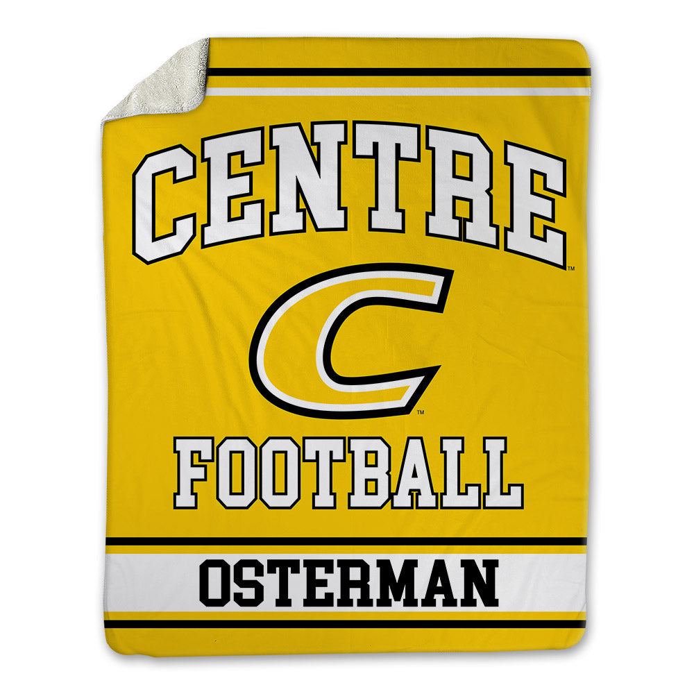 Centre College - NCAA Football : Nick Osterman - Blanket-0
