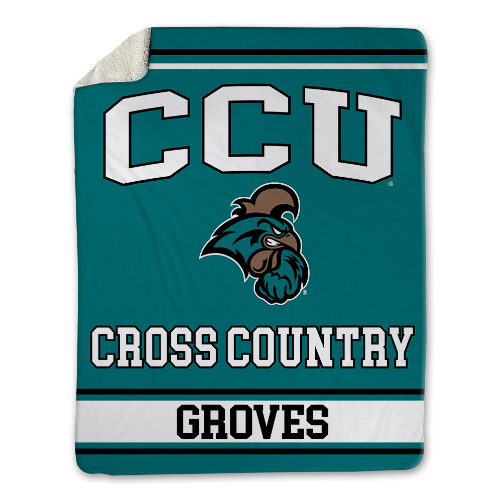 Coastal Carolina - NCAA Men's Cross Country : Adam Groves - Blanket-0