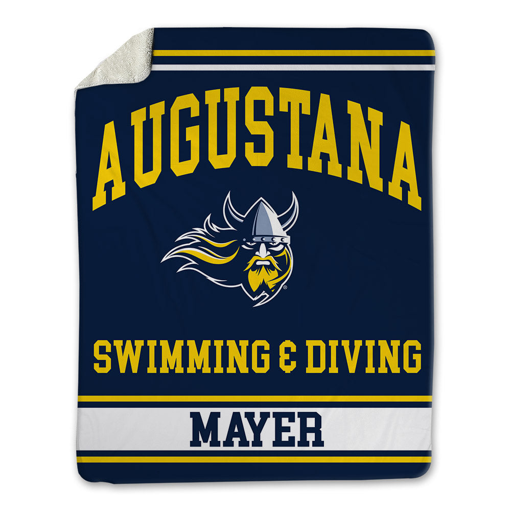 AU - NCAA Men's Swimming & Diving : Noah Mayer - Blanket-1