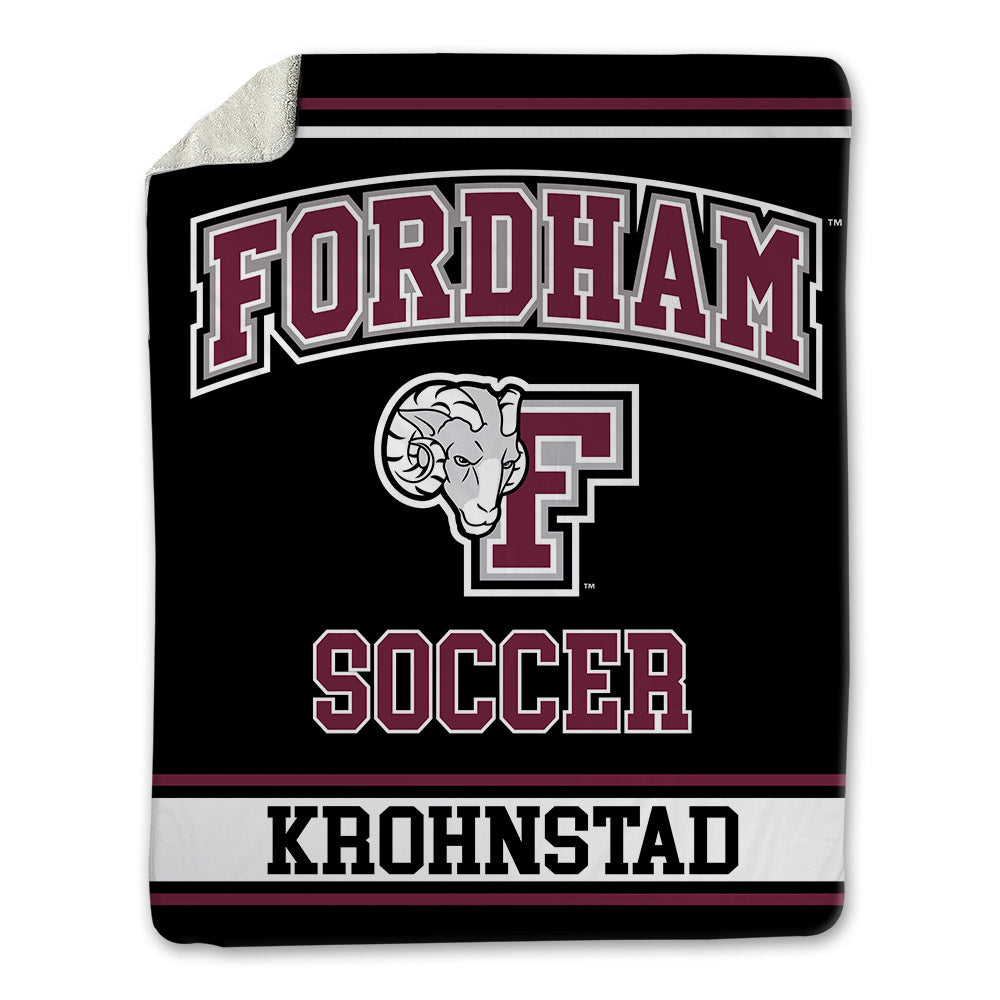 Fordham - NCAA Men's Soccer : Erik Krohnstad - Blanket-0
