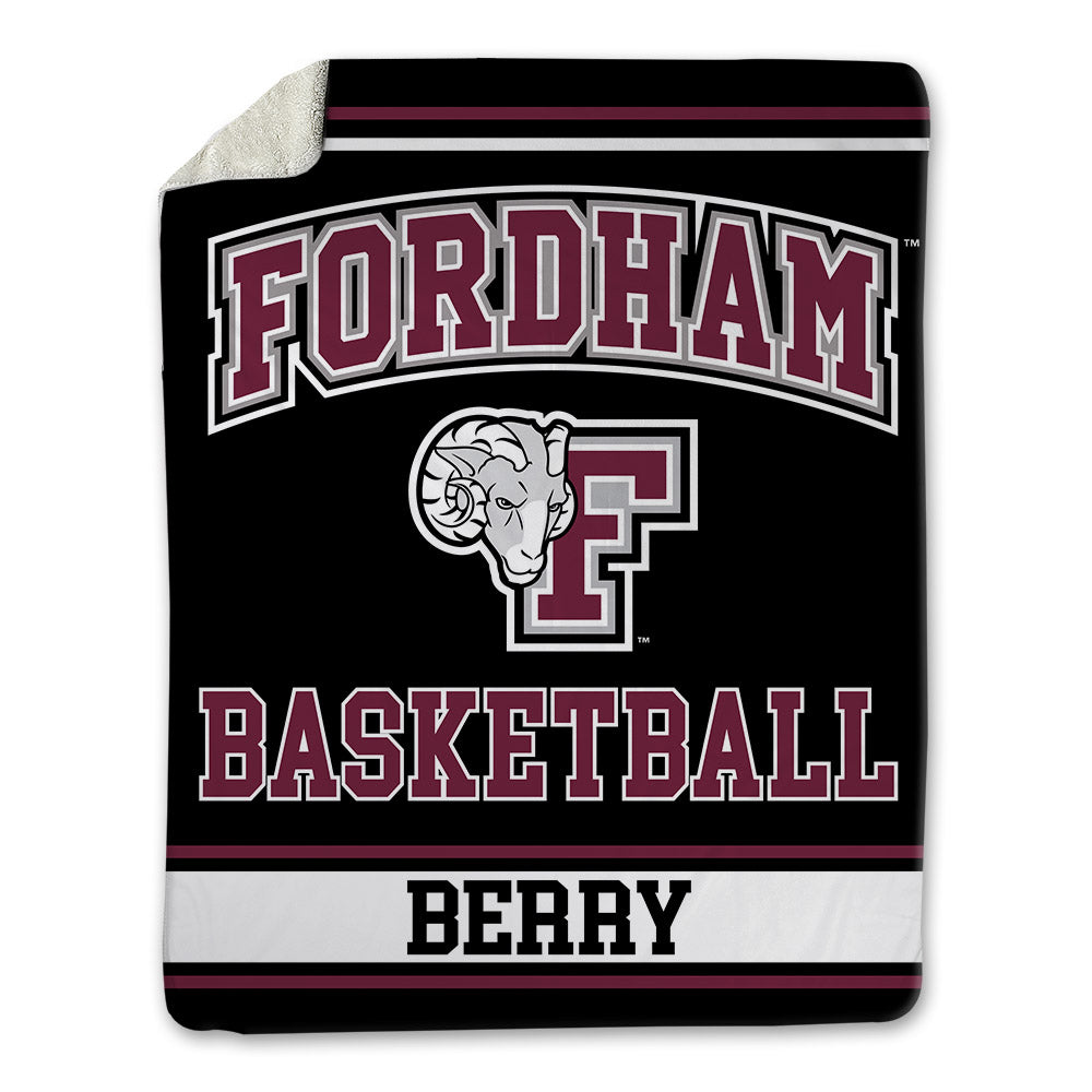 Fordham - NCAA Women's Basketball : Kaila Berry - Blanket-0