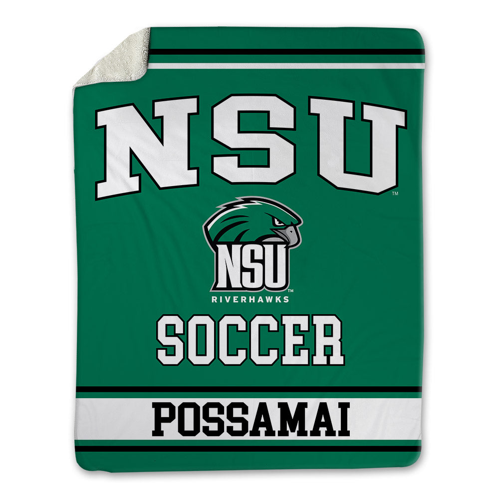 Northeastern State - NCAA Men's Soccer : Matheus Possamai - Blanket-0