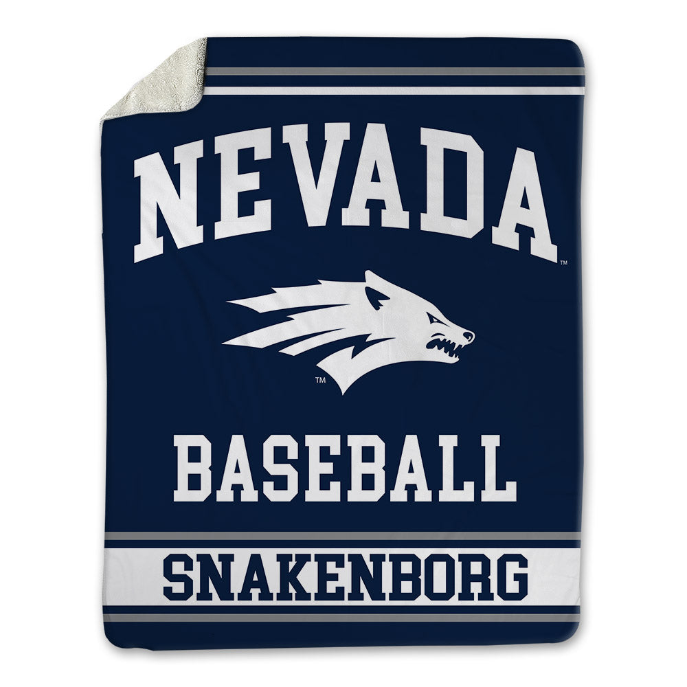 Nevada - NCAA Baseball : nate Snakenborg - Blanket-0