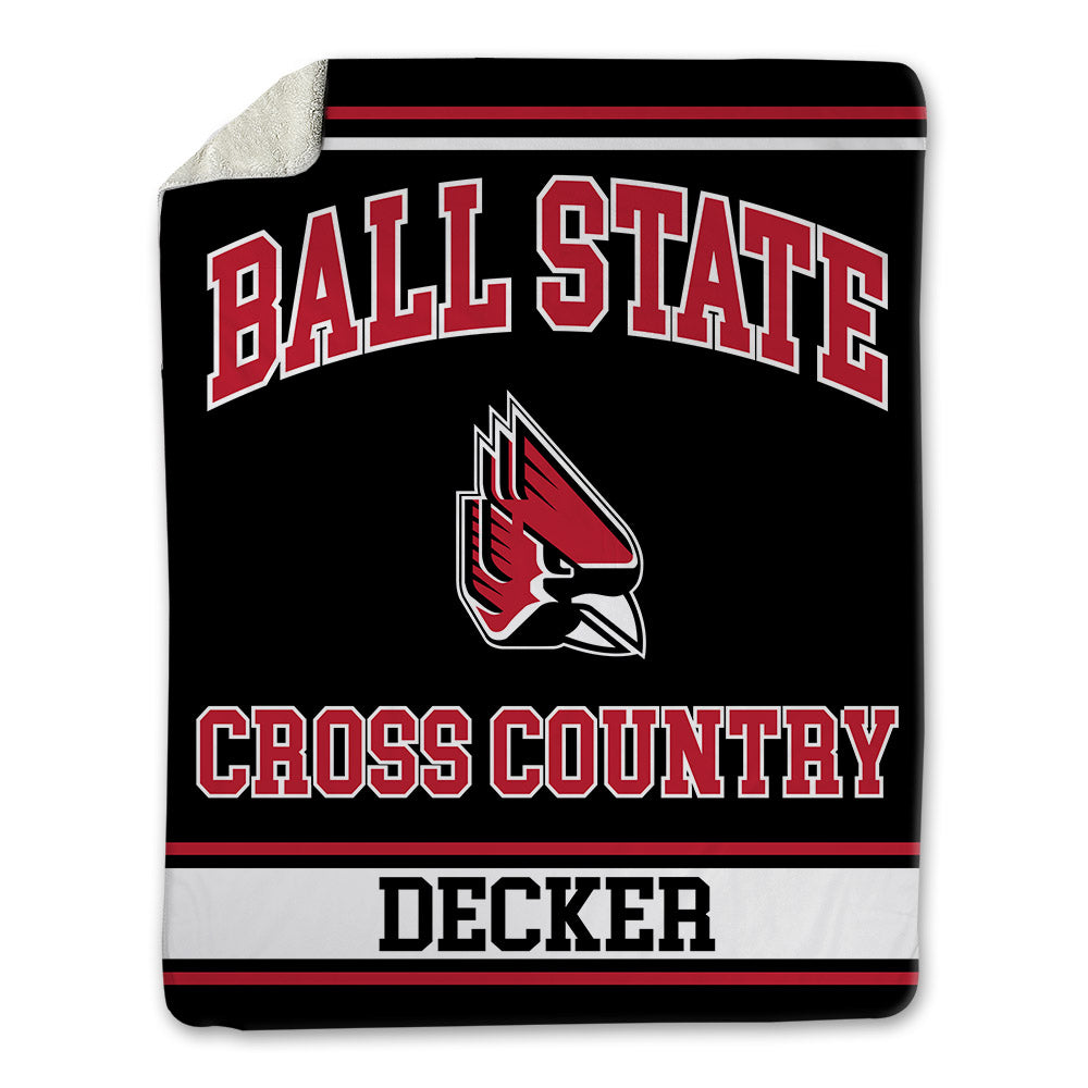 Ball State - NCAA Women's Cross Country : Emily Decker - Blanket-0